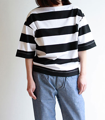 americana_太ボーダーTee
