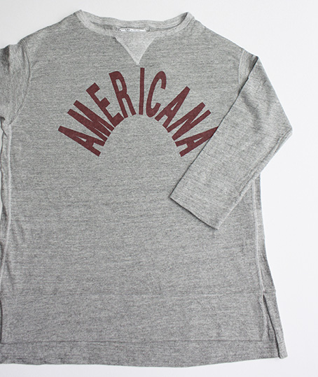 americana_リバースウィーブTee・７分袖