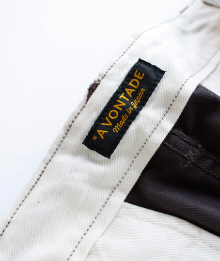 avontade_Classic Chino Trousers/Slim Cropped
