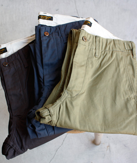 avontade_Classic Chino Trousers/Slim Cropped