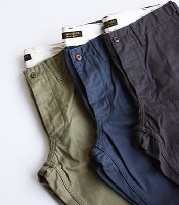 avontade_Classic Chino Trousers/Slim Cropped