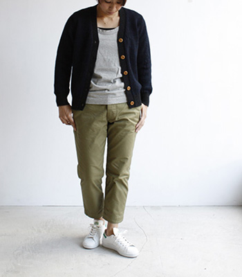 avontade_Classic Chino Trousers/Slim Cropped