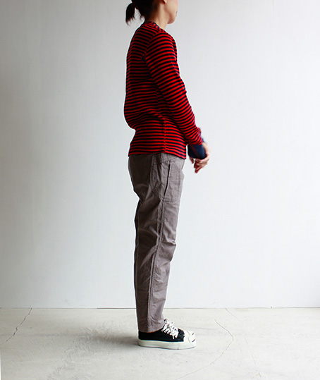 avontade_Fatigue Trousers Cropped Length Back Satin