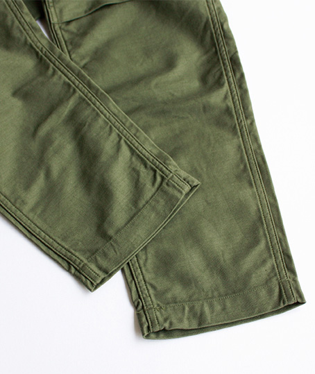 avontade_Fatigue Trousers Cropped Length Back Satin