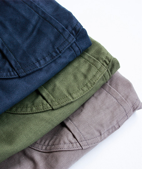 avontade_Fatigue Trousers Cropped Length Back Satin