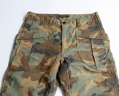 avontade_Fatigue Trousers WOODLAND CAMO