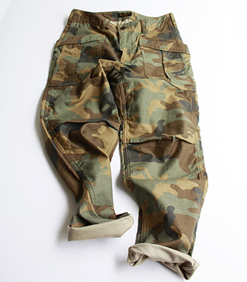 avontade_Fatigue Trousers WOODLAND CAMO