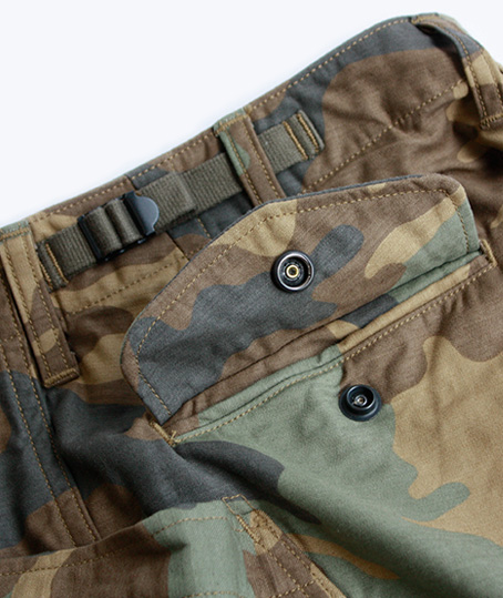 avontade_Fatigue Trousers WOODLAND CAMO
