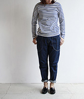 avontade_Fatigue trousers/12oz Nepped Deinim