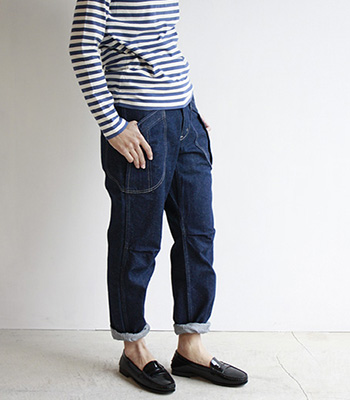 avontade_Fatigue trousers/12oz Nepped Deinim