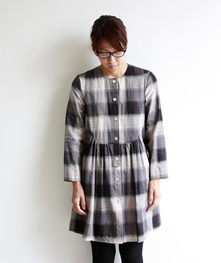 dahlia_チェックワンピース