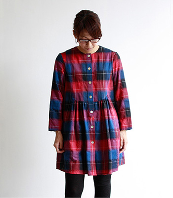 dahlia_チェックワンピース