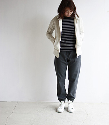 LAITERIE_ストレッチリブパンツ
