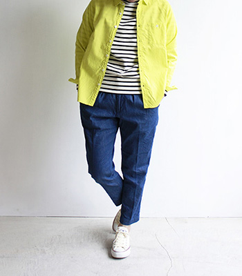 ordinary fits_tuck trouser denim