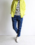 ordinary fits_tuck trouser denim