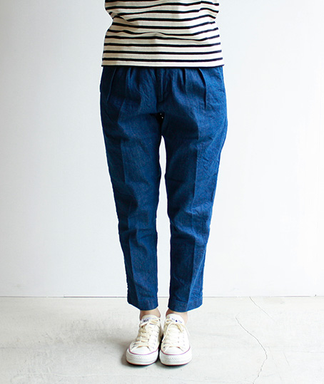 ordinary fits_tuck trouser denim