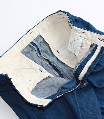 ordinary fits_tuck trouser denim