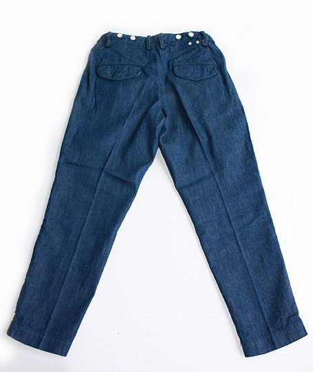 ordinary fits_tuck trouser denim
