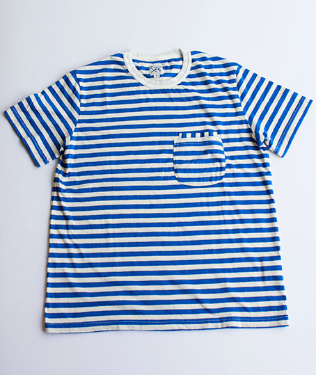 simva W-Pocket Tee / Border