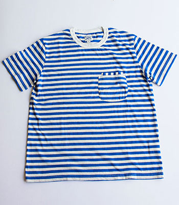 simva W-Pocket Tee / Border