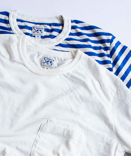 simva W-Pocket Tee / Border