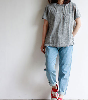 simva W-Pocket Tee / 杢