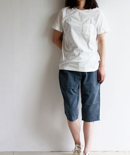 simva W-Pocket Tee / White