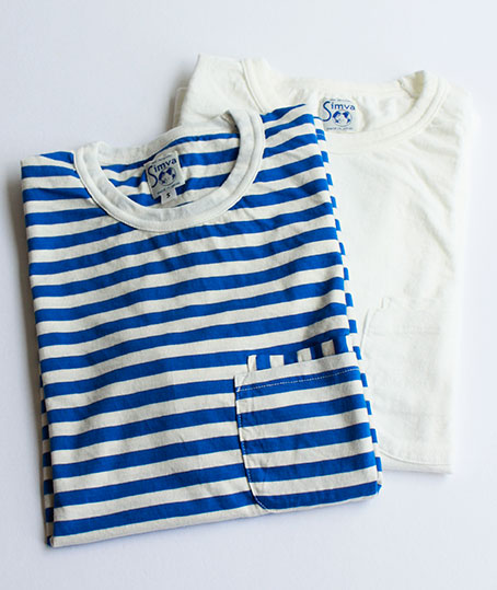 simva W-Pocket Tee / White