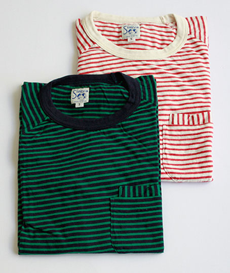 simva_W-PocketボーダーTee