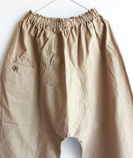 travailmanuel_コットンリネンキャンバスシャムパンツ